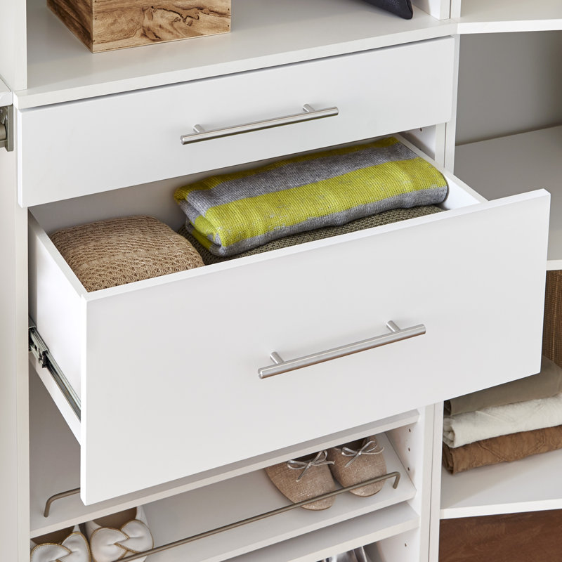 SuiteSymphony 24.75" W Modern Drawer, Pure White
