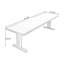 Bureau d'écriture rectangulaire en bois massif brun noisette-117986757