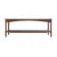 Vintage-Inspired Wood Coffee Table With Turned Legs And Spacious Lower Shelf For Elegant Living Rooms
