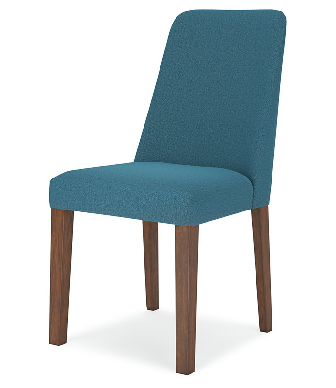 Rhanda Upholstered Side Chair, Blue