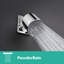 hansgrohe Pulsify S Showerhead 105 1-Jet, 2.5 GPM-2070643320