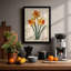 Daffodil Study Botanical - Framed Print-774856474-774856476