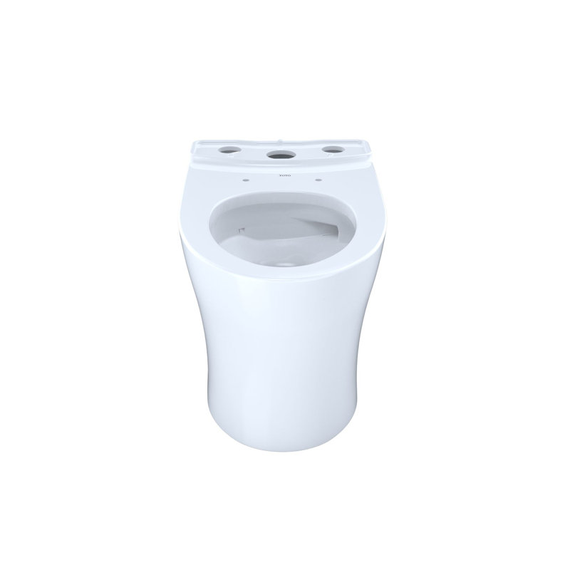 Aquia® IV Dual-Flush Elongated Two-Piece Toilet (Seat Included), Cotton, Left