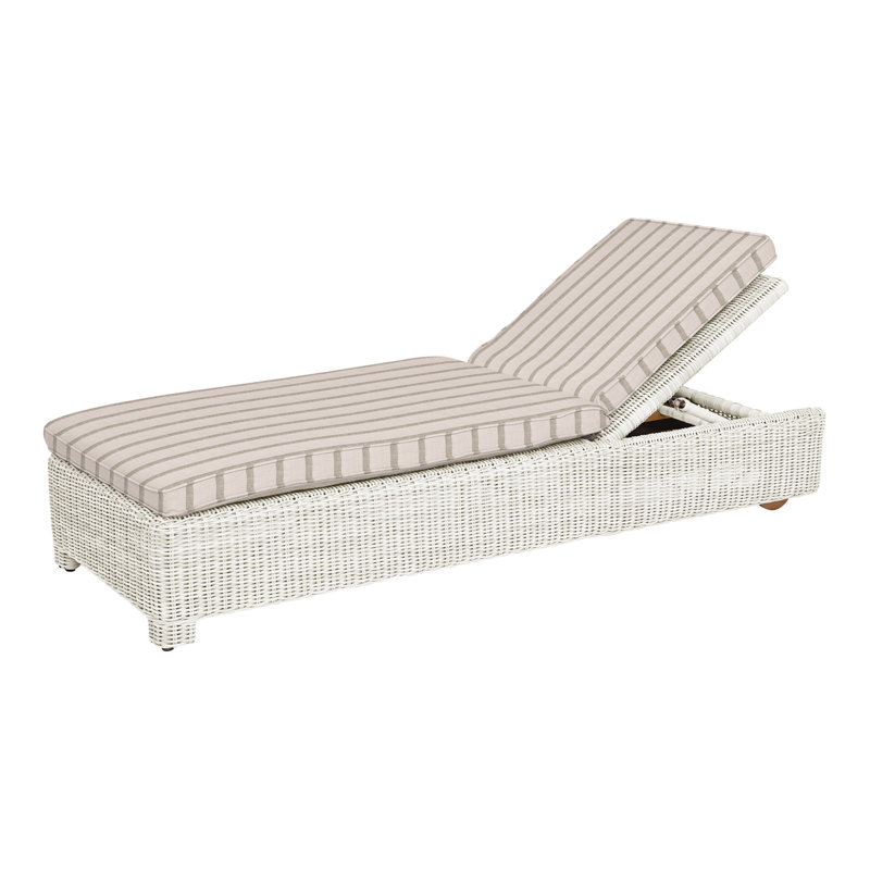 Sag Harbor Outdoor Chaise Lounge, Perigold Mixi Wren, Sag Harbor Classic White