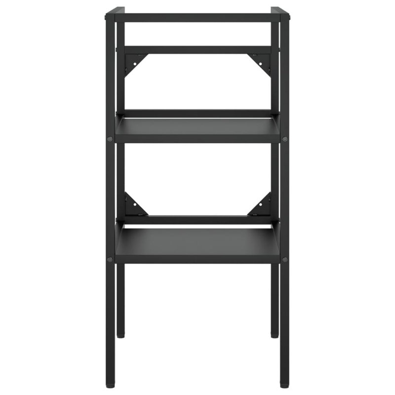 Guderian Single Bathroom Vanity Base Only, Black