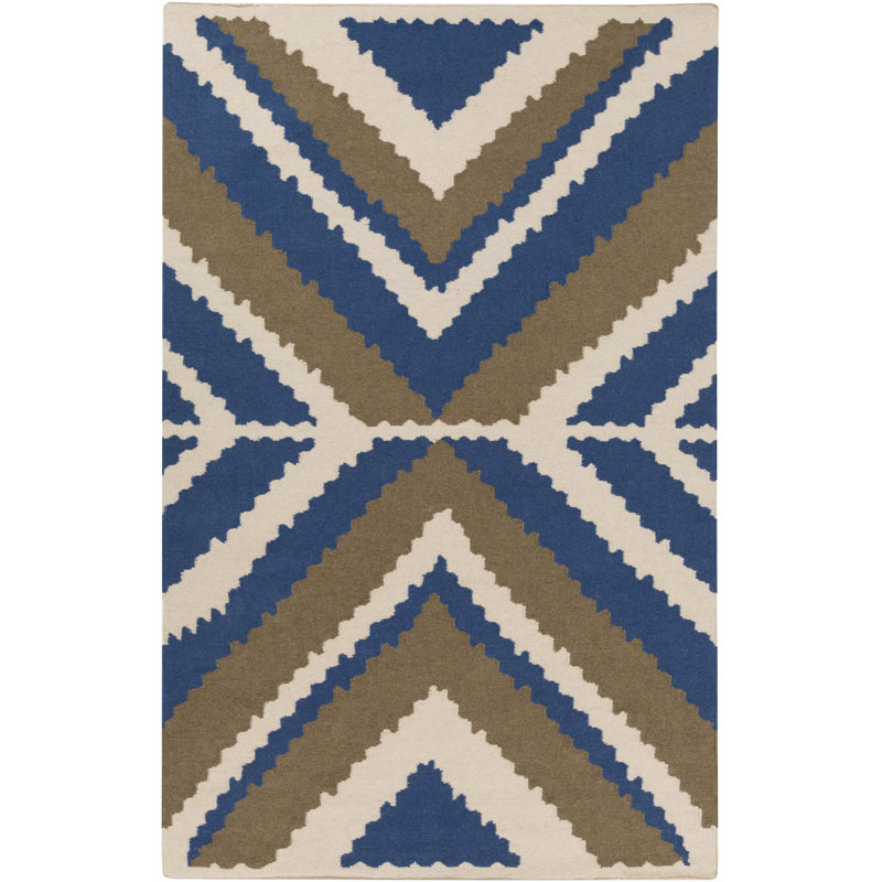 Alameda Wool Chevron Indoor Rug, Rectangle 8' x 11'