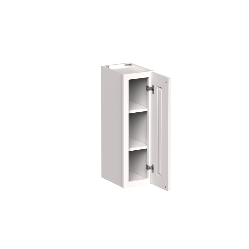 DL Cabinetry (prêt à assembler) Armoire murale à porte simple de style Shaker l 30 po x H 30 po x P 12 po style Shaker - blanc