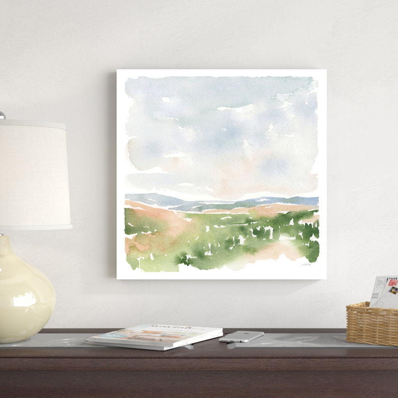 Paysage doux I, H 20 po x l 20 po x P 1,25 po