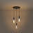 3 - Light Dimmable Linear Cylinder Kitchen Island Pendant