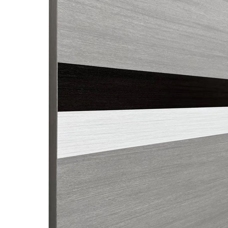 Dalle de porte intégrée en mélamine 24 po x 80 po, aucun assemblage requis, recouverte d'une couche protectrice en mélamine de 2 mm d'épaisseur, respectueuse de l'environnement, imperméable, résistante à l'humidité et aux déformations