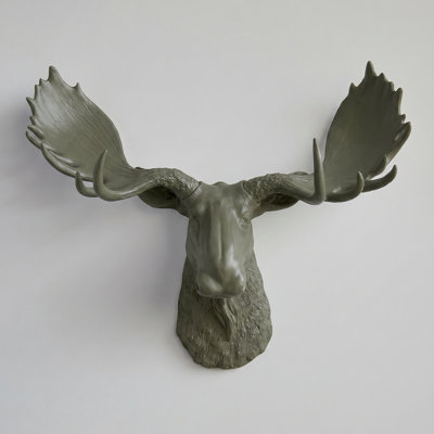 Head Faux Taxidermy Moose Wall Décor