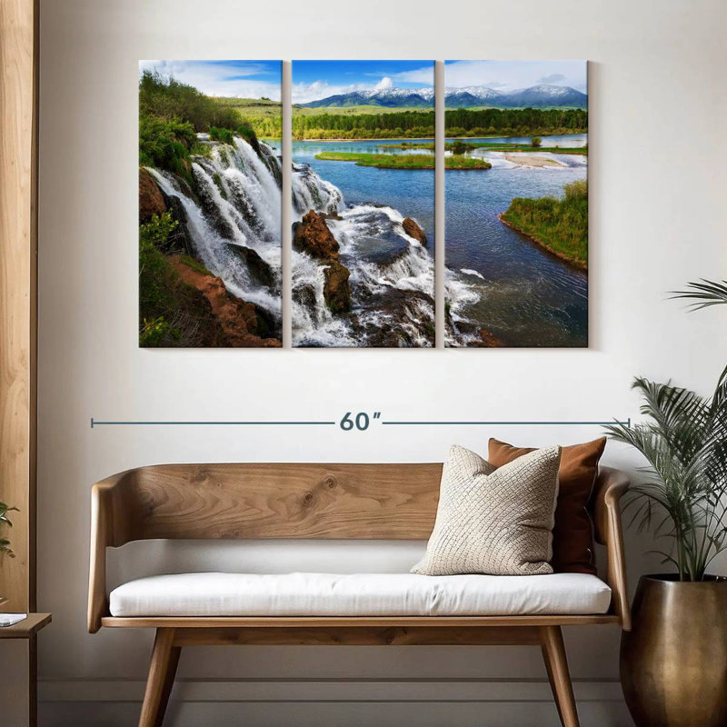 Alvord Fall Creek Falls, 32" H x 50" W
