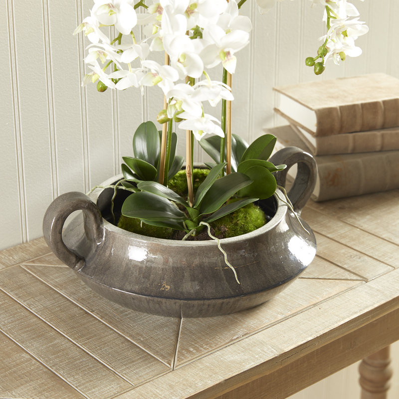 Ceramic Decorative Bowl, Gray