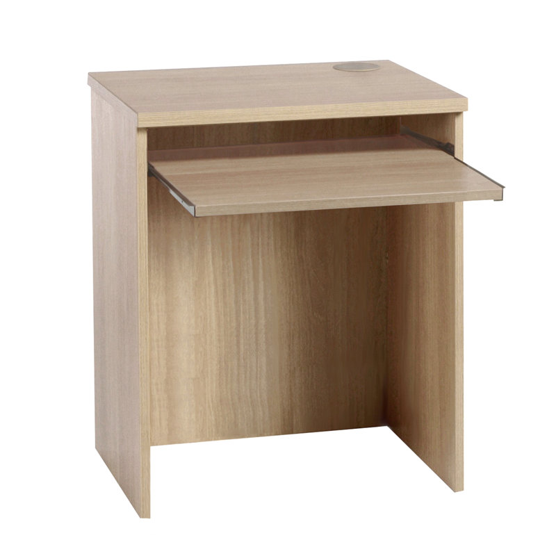 Haajra Computer Desk, 72cm H x 60cm W x 54cm D, Oak