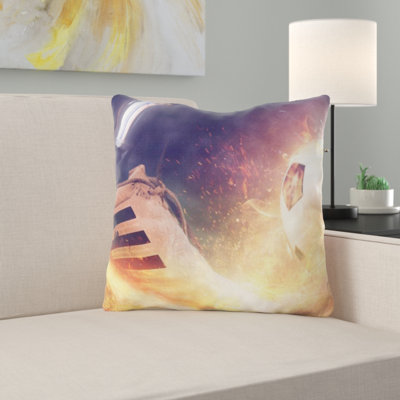 Football Throw Pillow