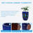 17" Dia Outdoor Indoor Ceramic Pot Planter Decorative Planter with Drainage Hole Patio Flower Pot for Front Door-927542344