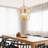Allis 4 - Light Steel Dimmable Geometric Lantern Dining Room Chandelier-2038902763