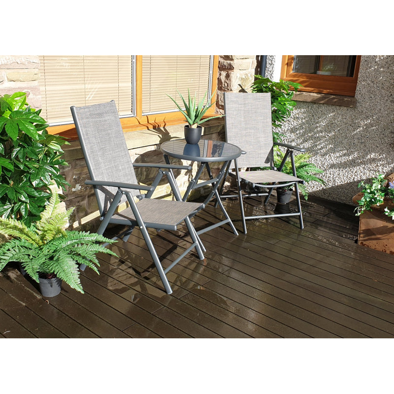 Corktown 2 - Person Patio Dining Set with Round Table