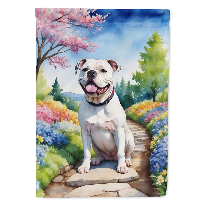 Drapeau de jardin en polyester H 15,5 po x l 11,25 po Estevao