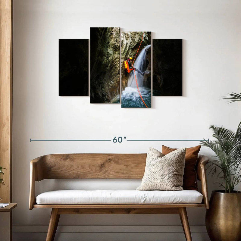 Rappel de cascade Sireci, H 27 po x l 43 po