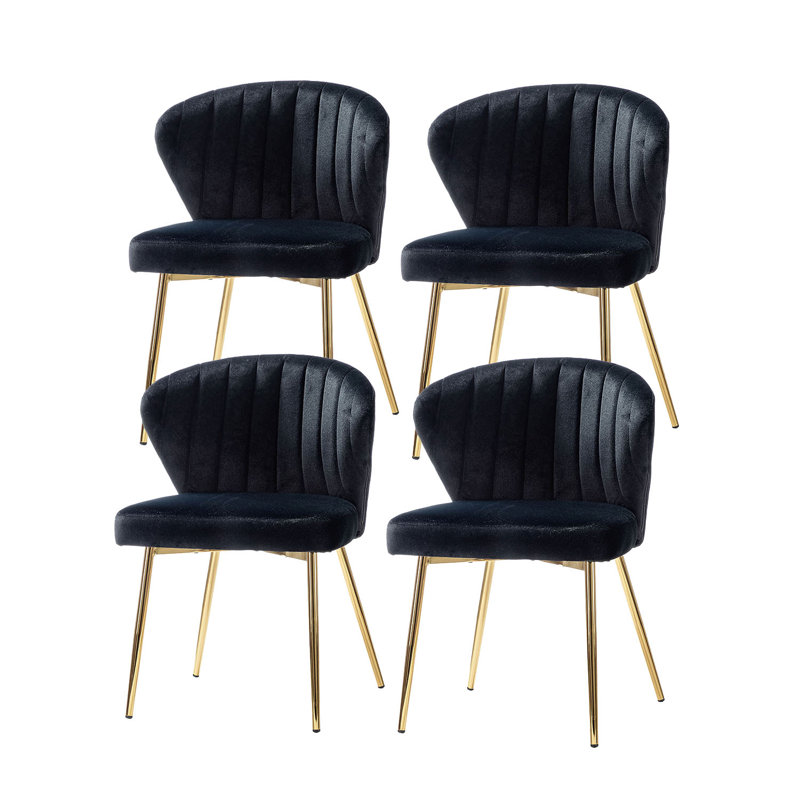 Fauteuil d'appoint à oreilles Axia, Noir