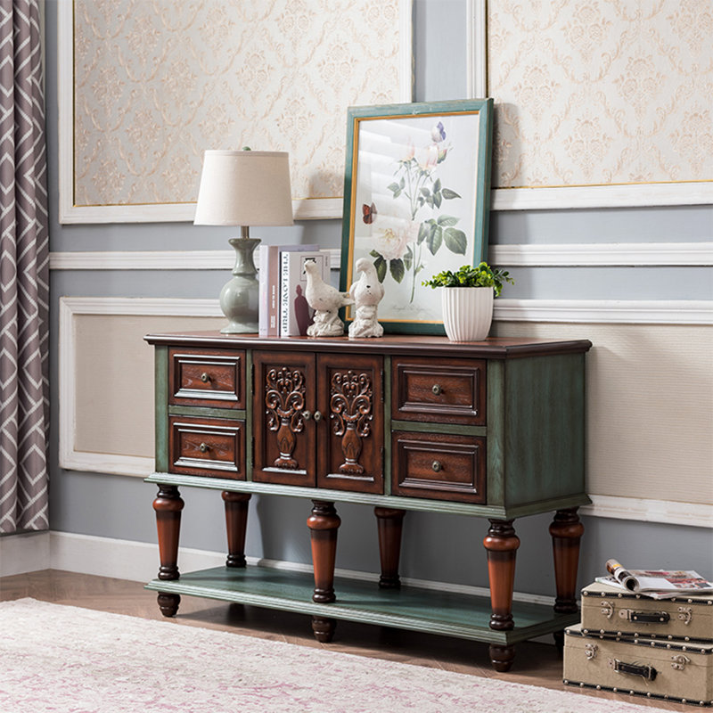 Console American Retro, Brun/vert