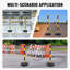 CÃ´nes de signalisation routiÃ¨re avec base remplissable