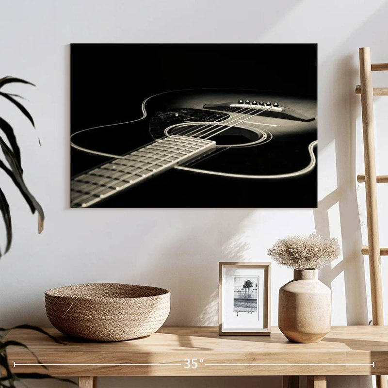Guitare acoustique élégante Abarca, H 8 po x l 12 po
