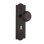 Meadows Plate with Decorative Keyhole and Mission Door Knob