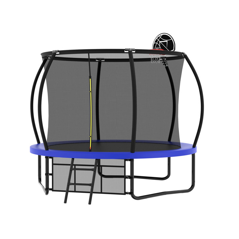 Trampoline citrouille 10 pi, Bleu
