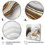 «Abstract Geode Waves Grey III», reproduction sur toile-86806744-86806751