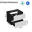 Base de meuble-lavabo simple 24 po blanc seulement, lavabo non inclus
