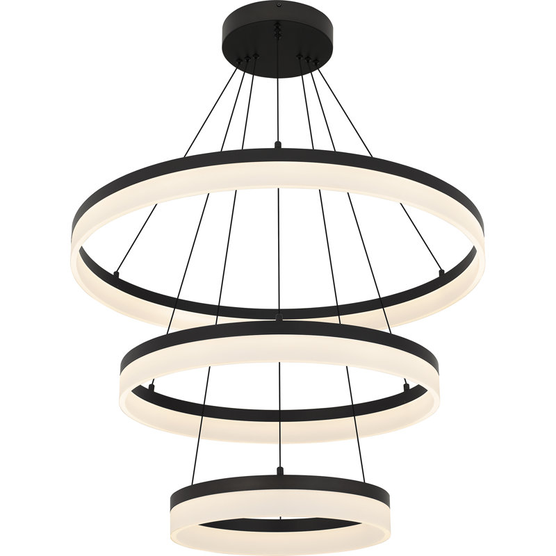 Vashtie Integrated LED Pendant Light, Oil Rubbed Bronze