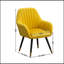 Chaise d'appoint rembourrée en velours Tuchico