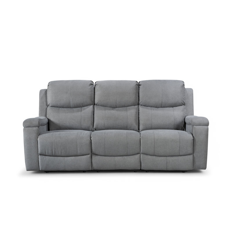 Reclining Sofa, Dark Grey, 3