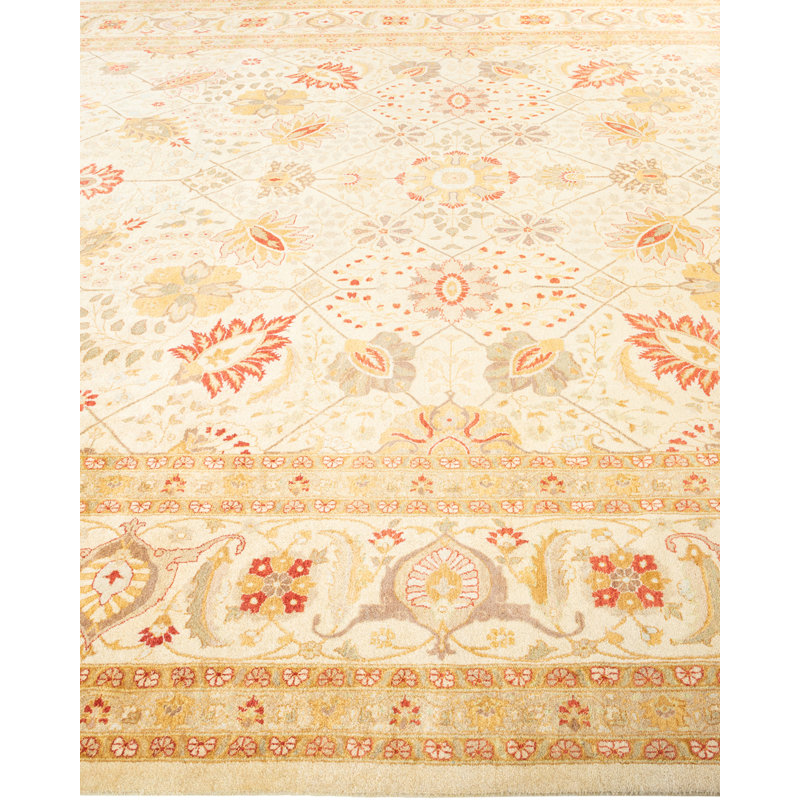 Classic One-of-a-Kind 9' 2" X 12' 1" Hand Knotted Area Rug