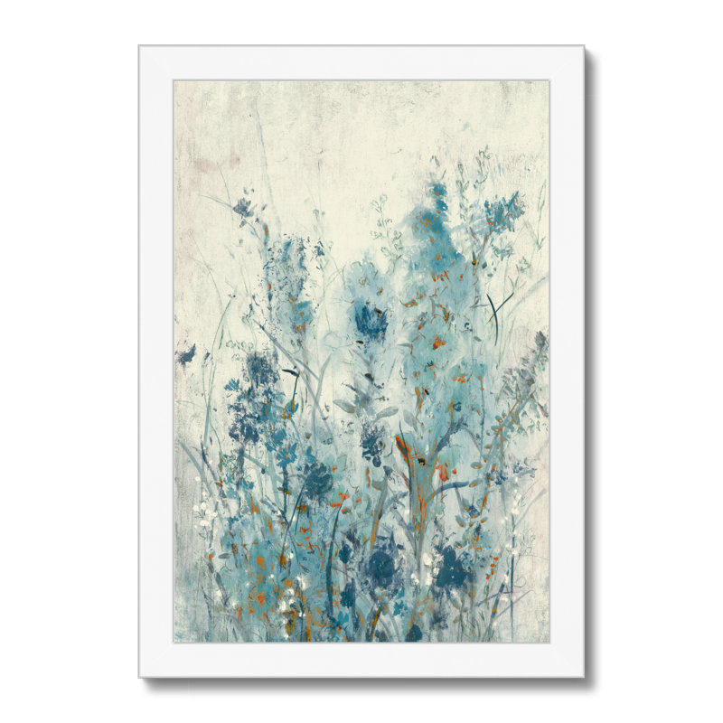 Blue Spring II by Timothy O' Toole - Painting, White Single Picture Framed Paper, 50cm H x 34cm W