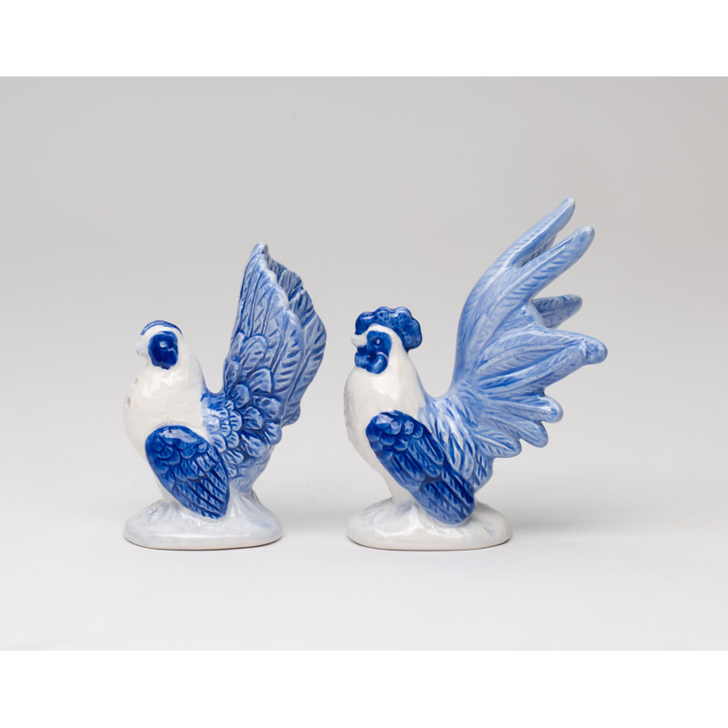 Ensemble mini salière et poivrière Blue Rooster