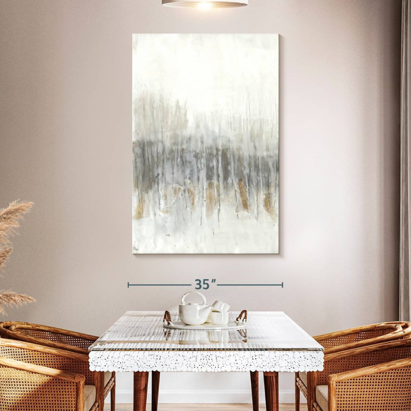 Avery Neutral Wave I, 51" H x 34" W