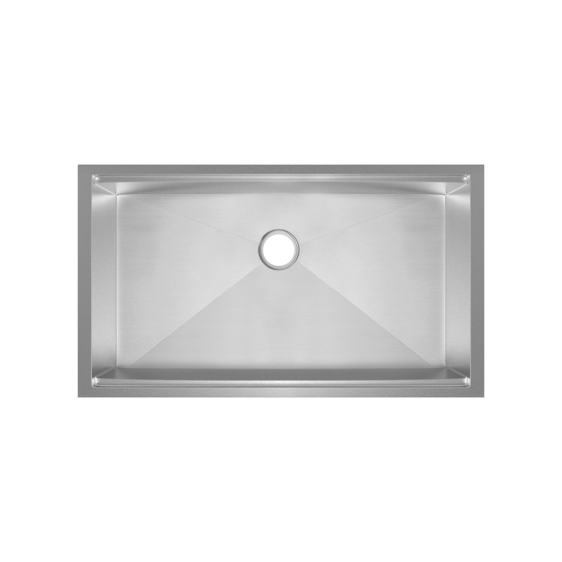 Rivage Basin Undermount Kitchen Workstation Sink, 33 in x 19 in, Single