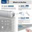 Store alvéolaire filtrant la lumière No Drill EZ Grip, blanc, l 22 po x H 36 po-1185282251-1185282211