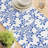 Table Runner, 100% Cotton, 16X108", Swirly Blue Vines-1524522733