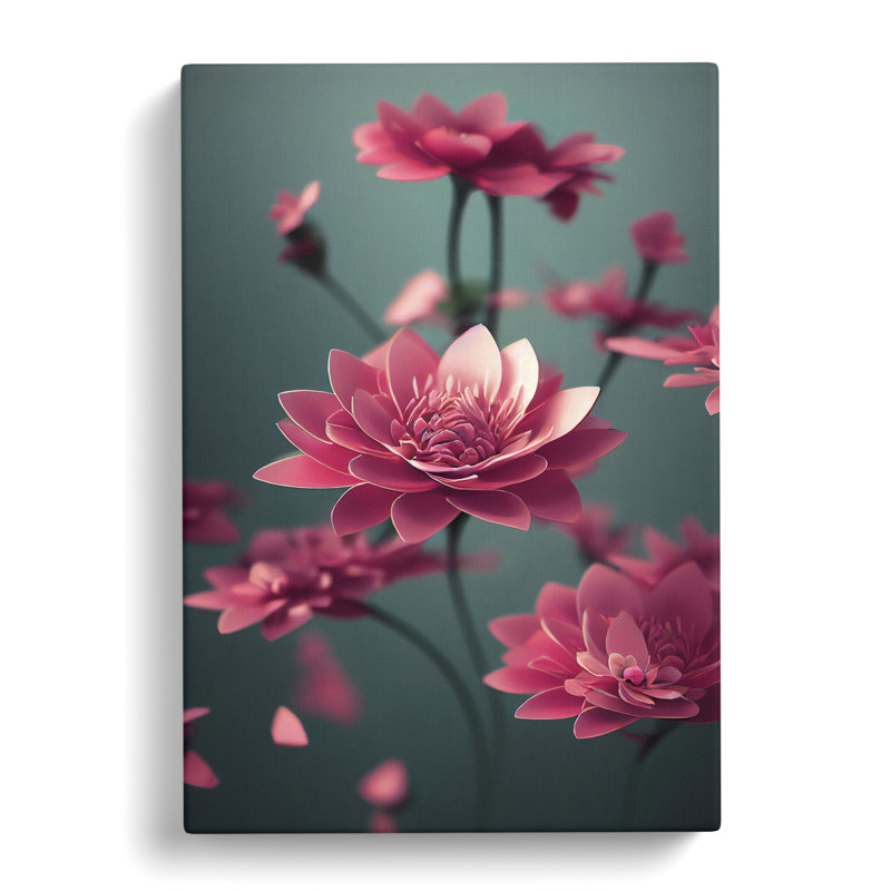 The Unreal Flowers - Wrapped Canvas, 50cm H x 35cm W x 3cm D