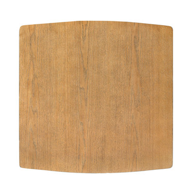 Table de bar carrée en bois de 36,34 pouces de hauteur pour cuisine, salle à manger ou bar à domicile (naturel)