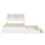 Lit plateforme double avec tiroirs gigognes et ports USB-1602777596