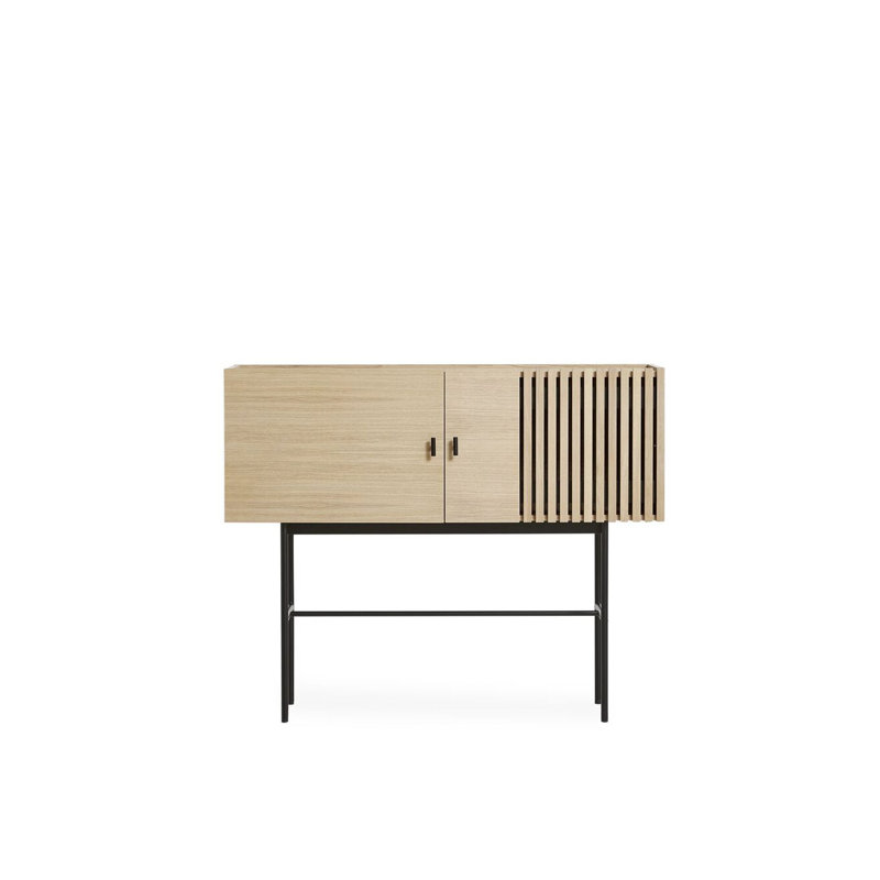 Array Sideboard (120 Cm), Black/Oak