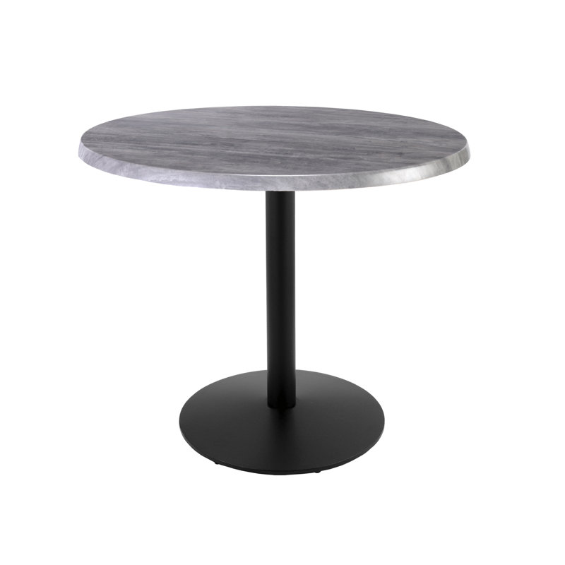 36 po de hauteur, table intérieure / extérieure, Pierre grise, L 36 po x l 36 po