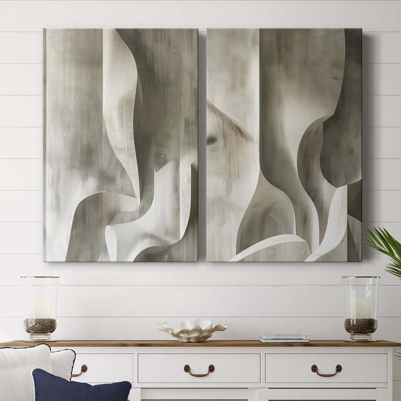ABSTRACT Series CDLXX-Premium Gallery Wrapped Canvas -Ready to Hang, 27" H x 36" W