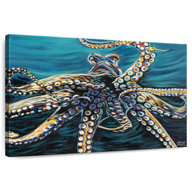 Wild Octopus II, 32" H x 48" W