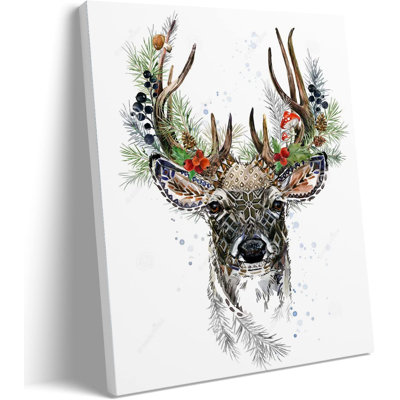 «Merry Christamas», peinture sur toile sans cadre